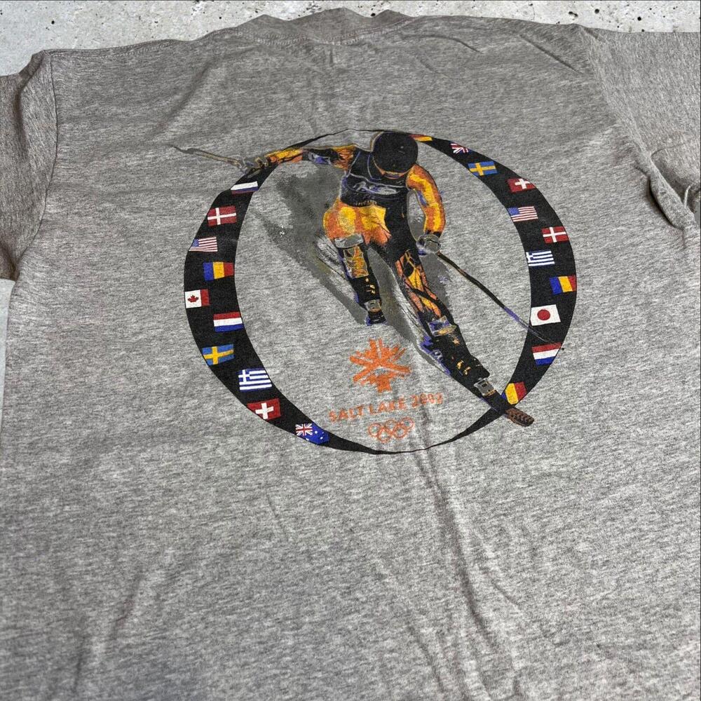 Olympics Salt Lake City Graphic Tee Short Sleeves Pullover‎ Size M